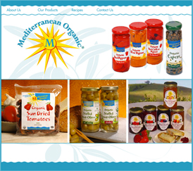 Mediterranean Organics web site